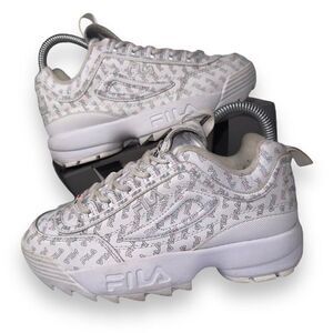 Fila‎ Disrupter II Casual Street Sneaker "White Logo" 5FM00597-125 Women's 6